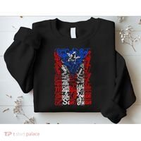 Puerto Rican Flag Towns n Cities Of Puerto Rico Sweatshirt thumb 2