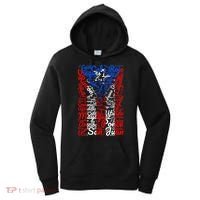 Puerto Rican Flag Towns n Cities Of Puerto Rico Women's Hoodie thumb 0