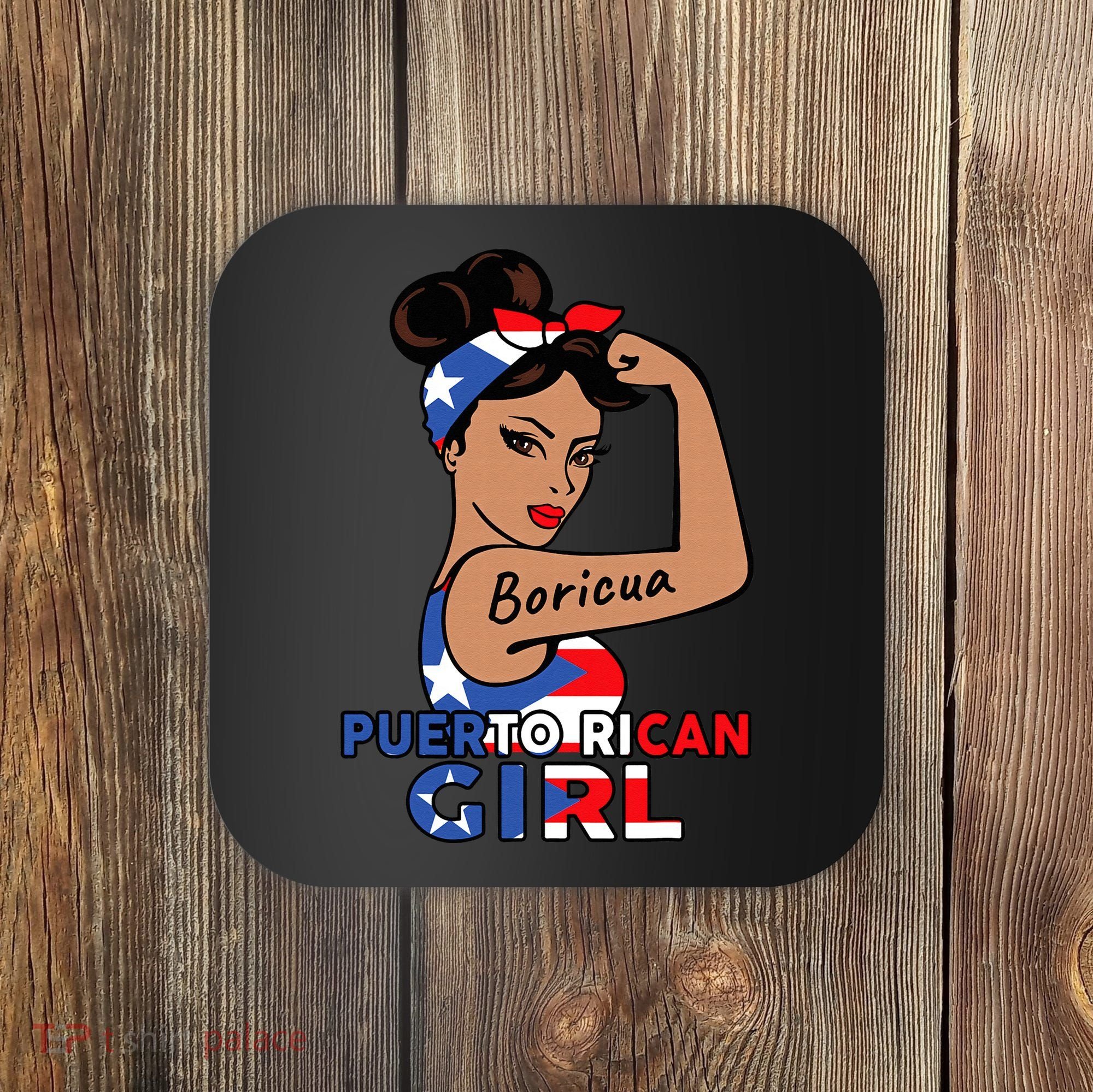 Puerto Rico Flag  Puerto Rican Boricua Coaster