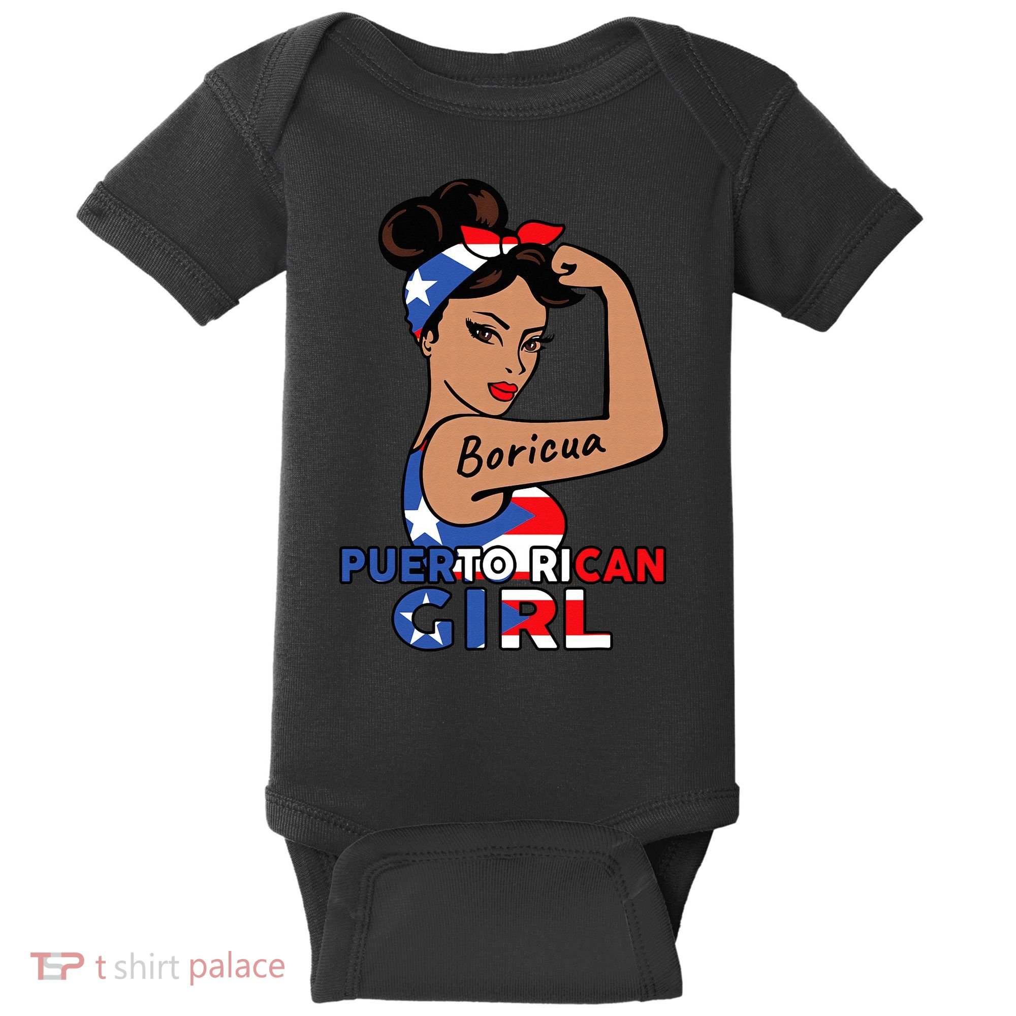 Puerto Rico Flag  Puerto Rican Boricua Baby Bodysuit