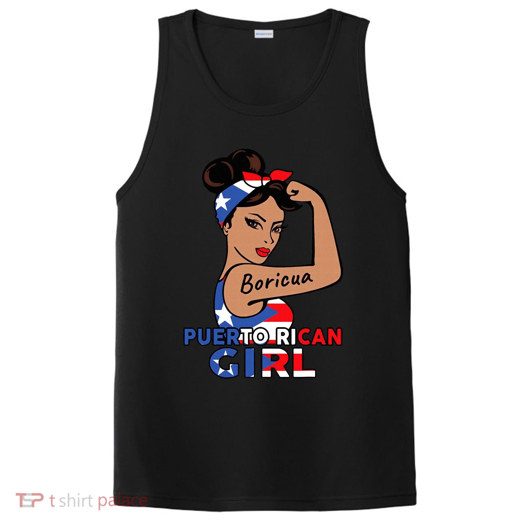 Puerto Rico Flag  Puerto Rican Boricua PosiCharge Competitor Tank