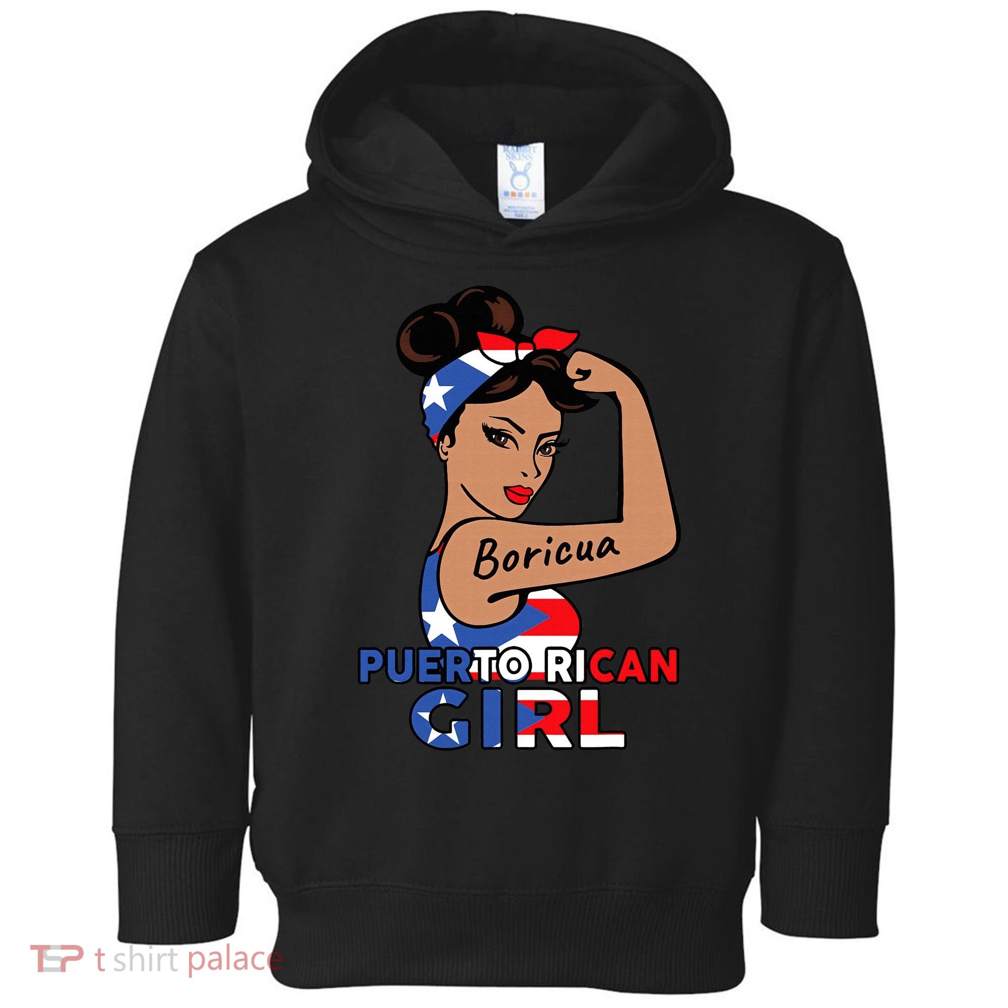 Puerto Rico Flag  Puerto Rican Boricua Toddler Hoodie