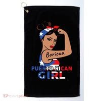Puerto Rico Flag  Puerto Rican Boricua Golf Towel thumb 0