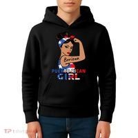 Puerto Rico Flag  Puerto Rican Boricua Kids Hoodie thumb 4