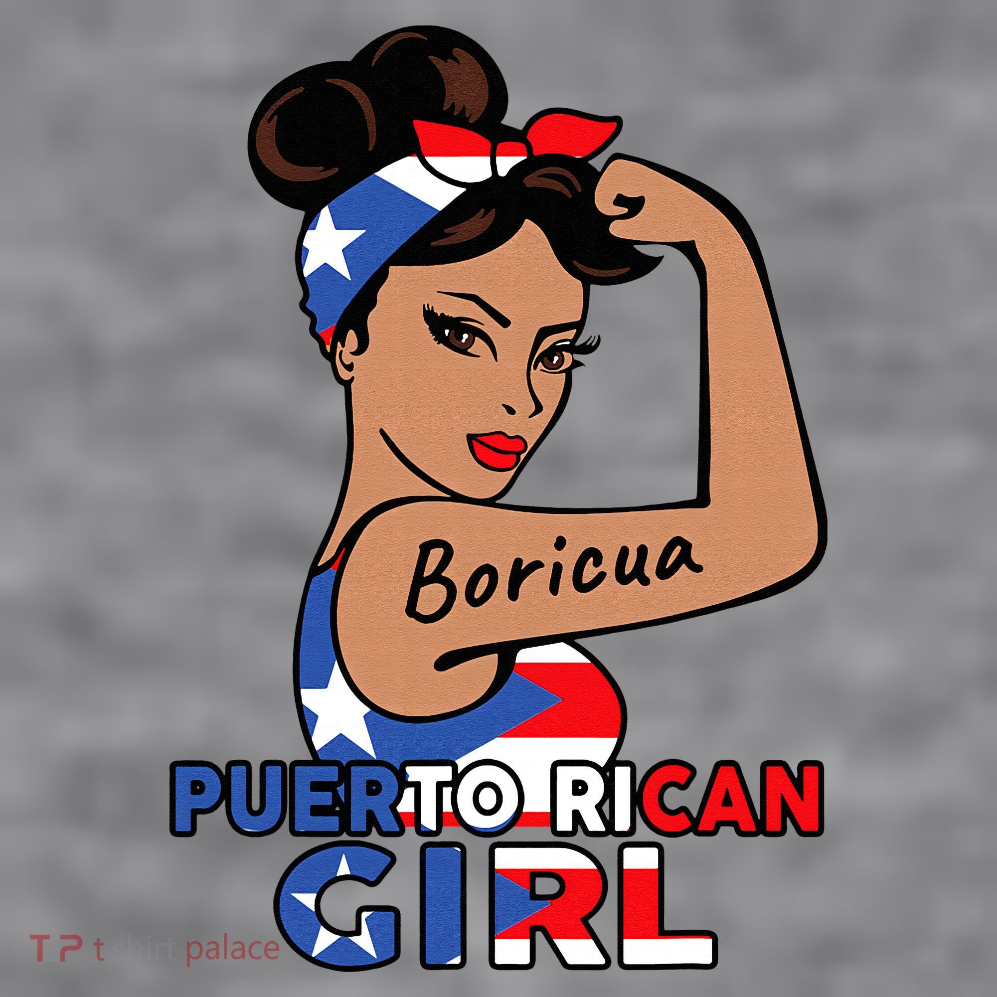 Puerto Rico Flag  Puerto Rican Boricua Women's Racerback Cropped Tank