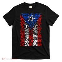 Puerto Rican Flag Towns And Cities Of Puerto Rico T-Shirt thumb 0