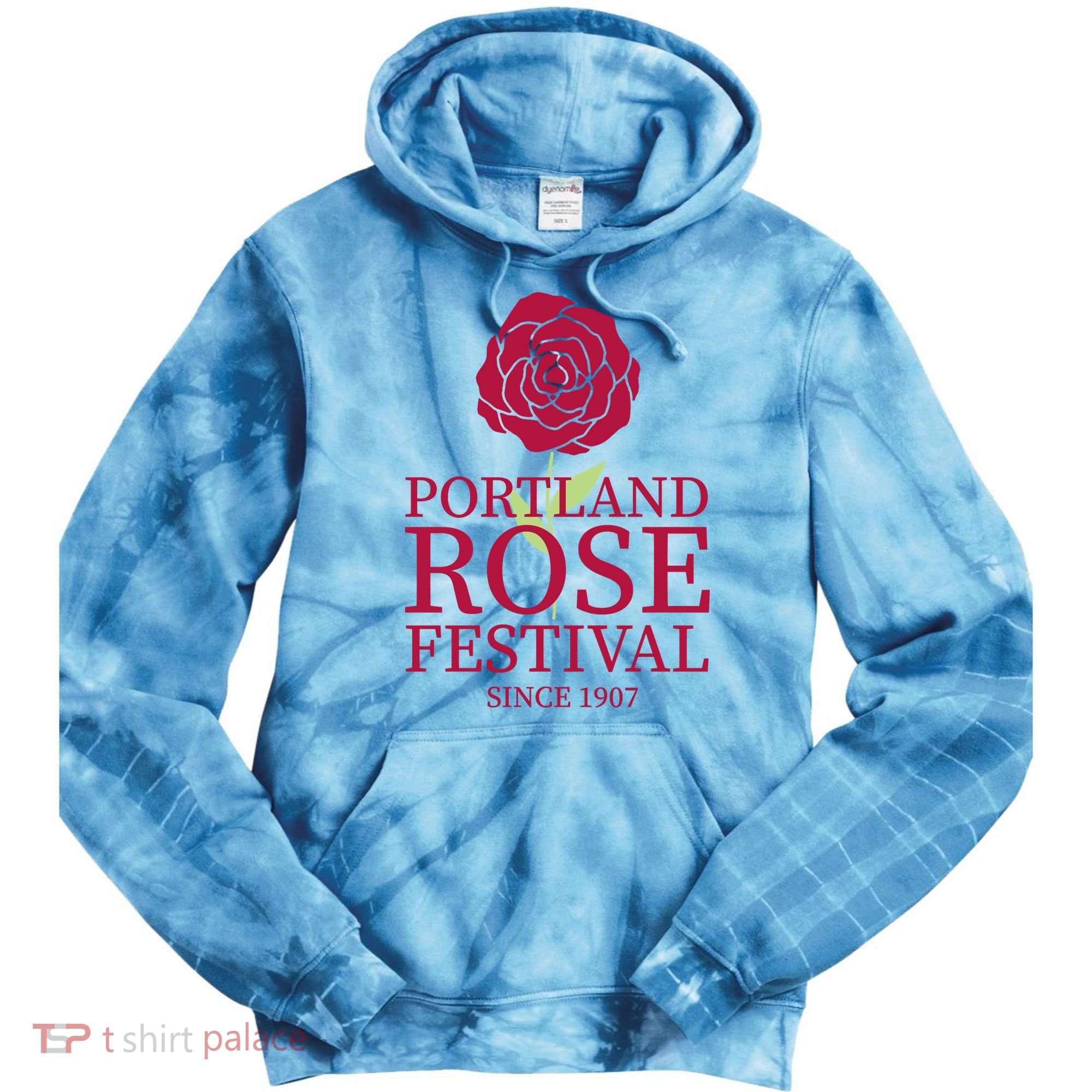 Portland Rose Festival Tie Dye Hoodie