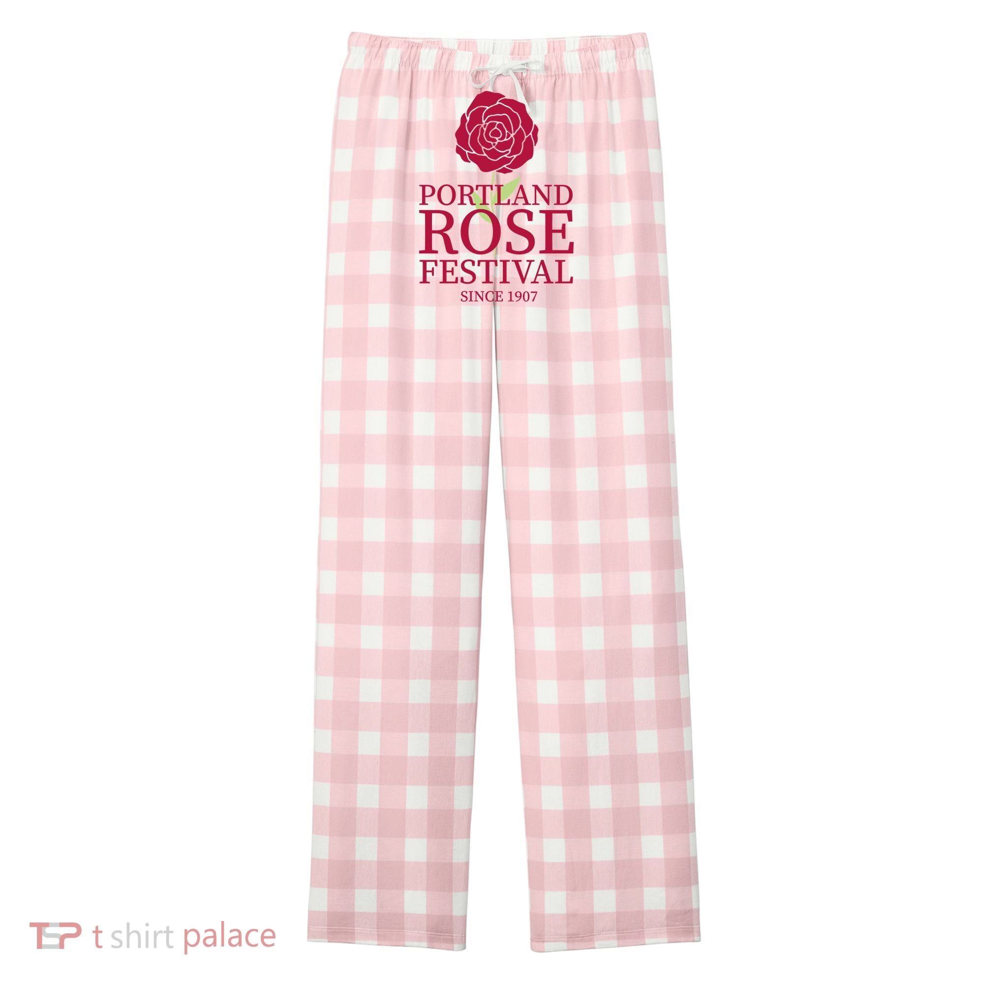 Portland Rose Festival Women's Flannel Plaid Pajama Pants