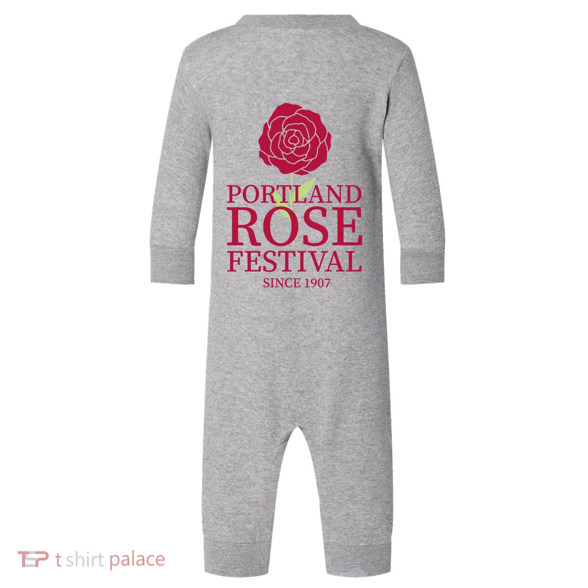Portland Rose Festival Infant Fleece One Piece