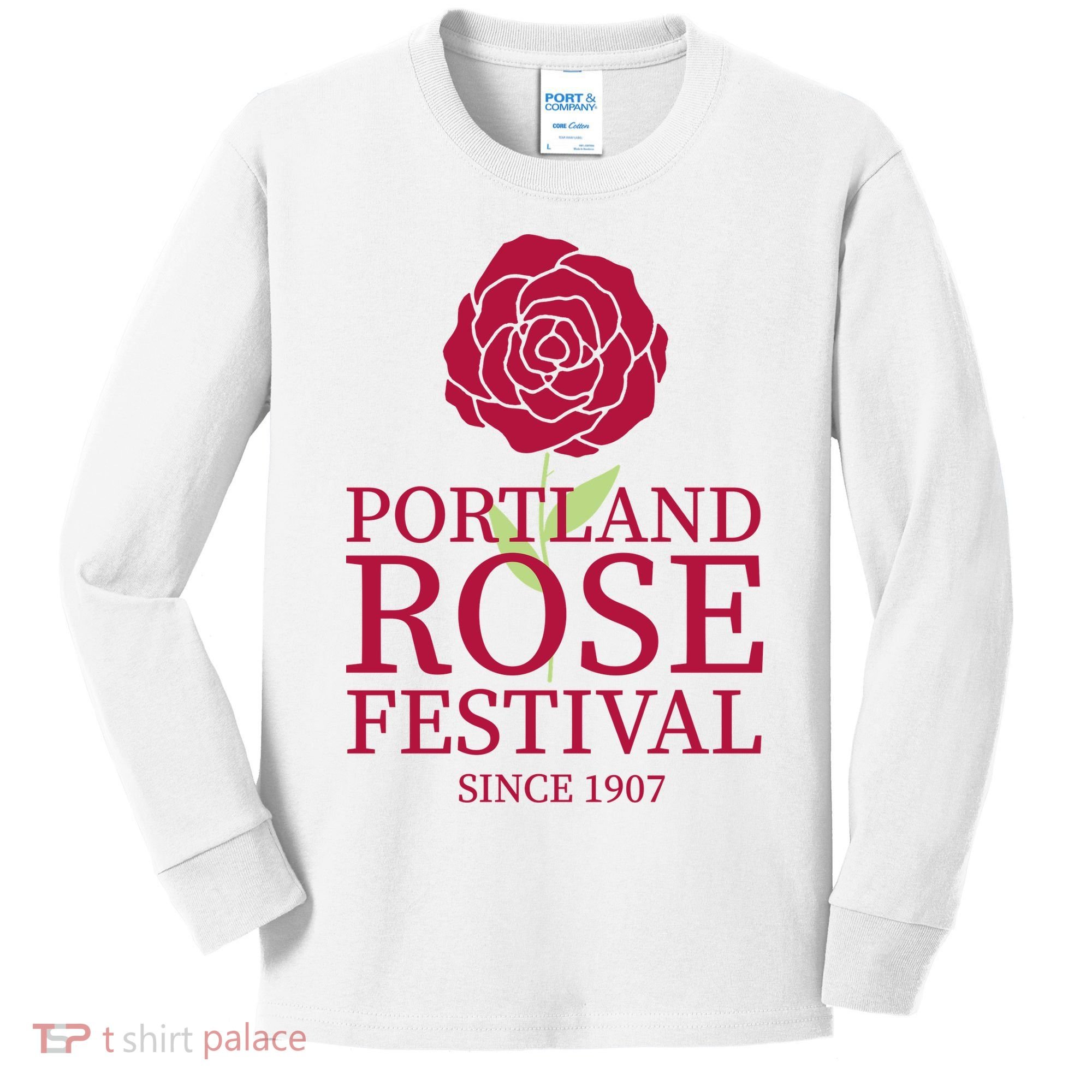 Portland Rose Festival Kids Long Sleeve Shirt