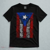 Puerto Rican Flag With Towns And Cities Of Puerto Rico T-Shirt thumb 5