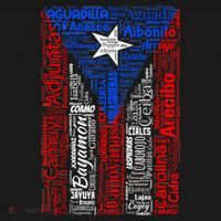 Puerto Rican Flag With Towns And Cities Of Puerto Rico Women's Tank Top thumb 5