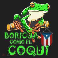 Puerto Rico Frog Puerto Rican Roots Coqui Taino Boricua Gift Beanie thumb 2
