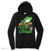 Puerto Rico Frog Puerto Rican Roots Coqui Taino Boricua Gift Women's Hoodie thumb 0