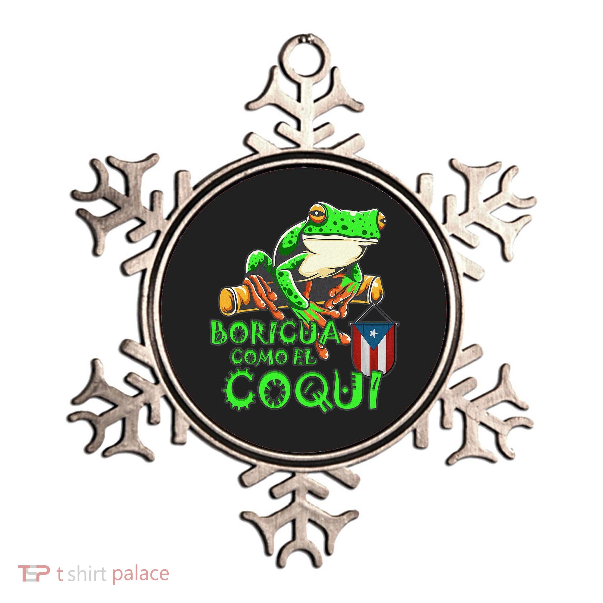 Puerto Rico Frog Puerto Rican Roots Coqui Taino Boricua Gift Ornament