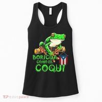 Puerto Rico Frog Puerto Rican Roots Coqui Taino Boricua Gift Women's Tank Top thumb 0