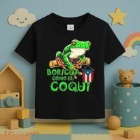 Puerto Rico Frog Puerto Rican Roots Coqui Taino Boricua Gift Toddler T-Shirt thumb 3