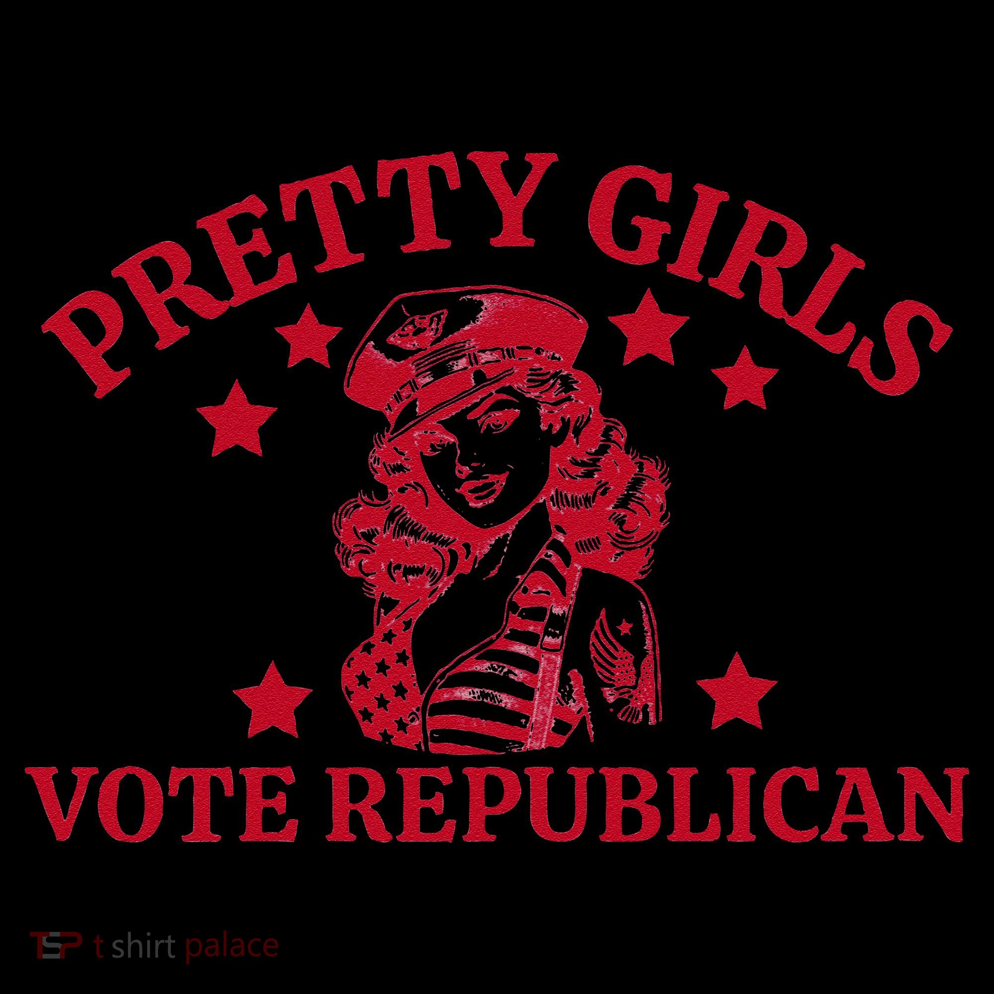 Prettyvote Republican Funny Conservative Patriotic Women's Hoodie