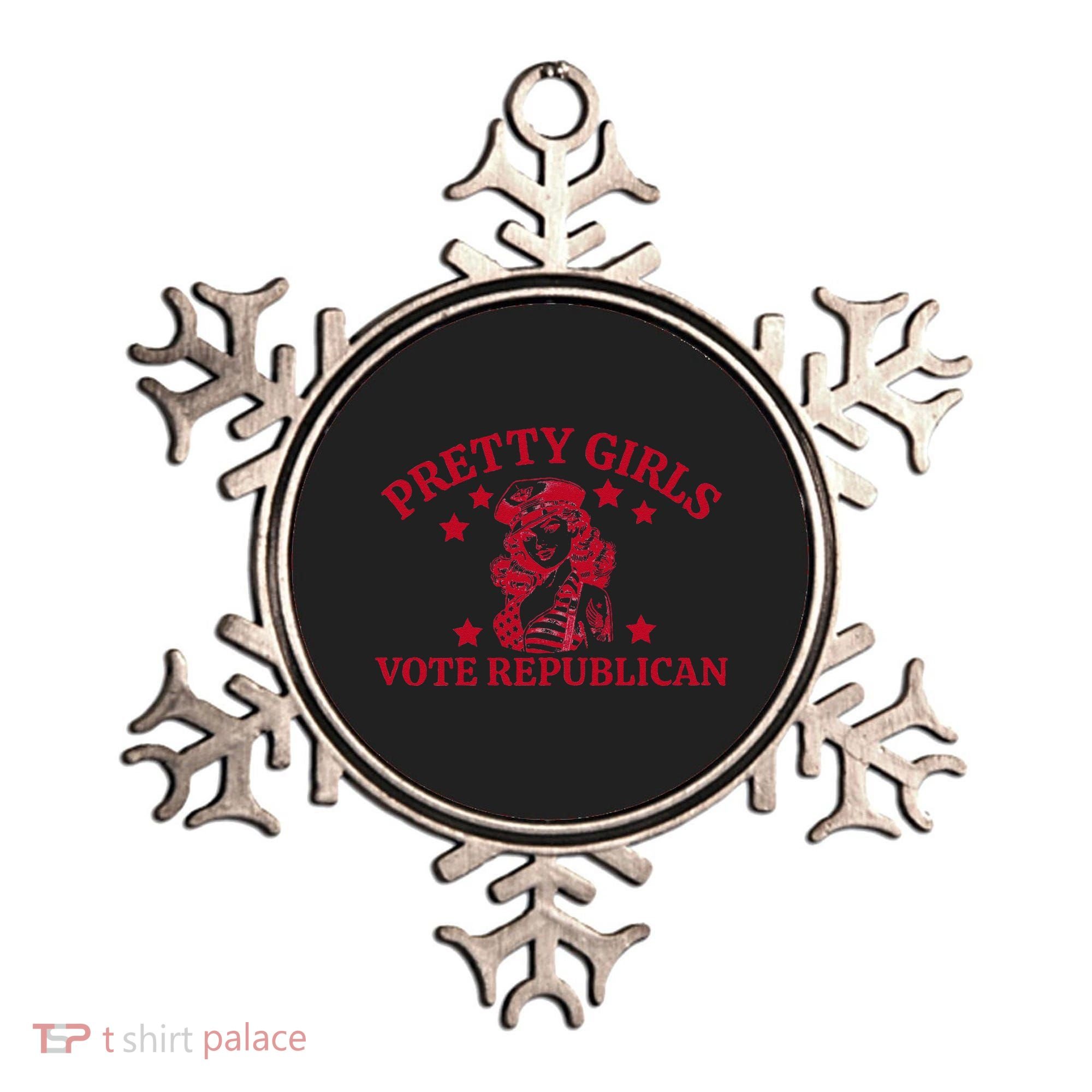 Prettyvote Republican Funny Conservative Patriotic Ornament
