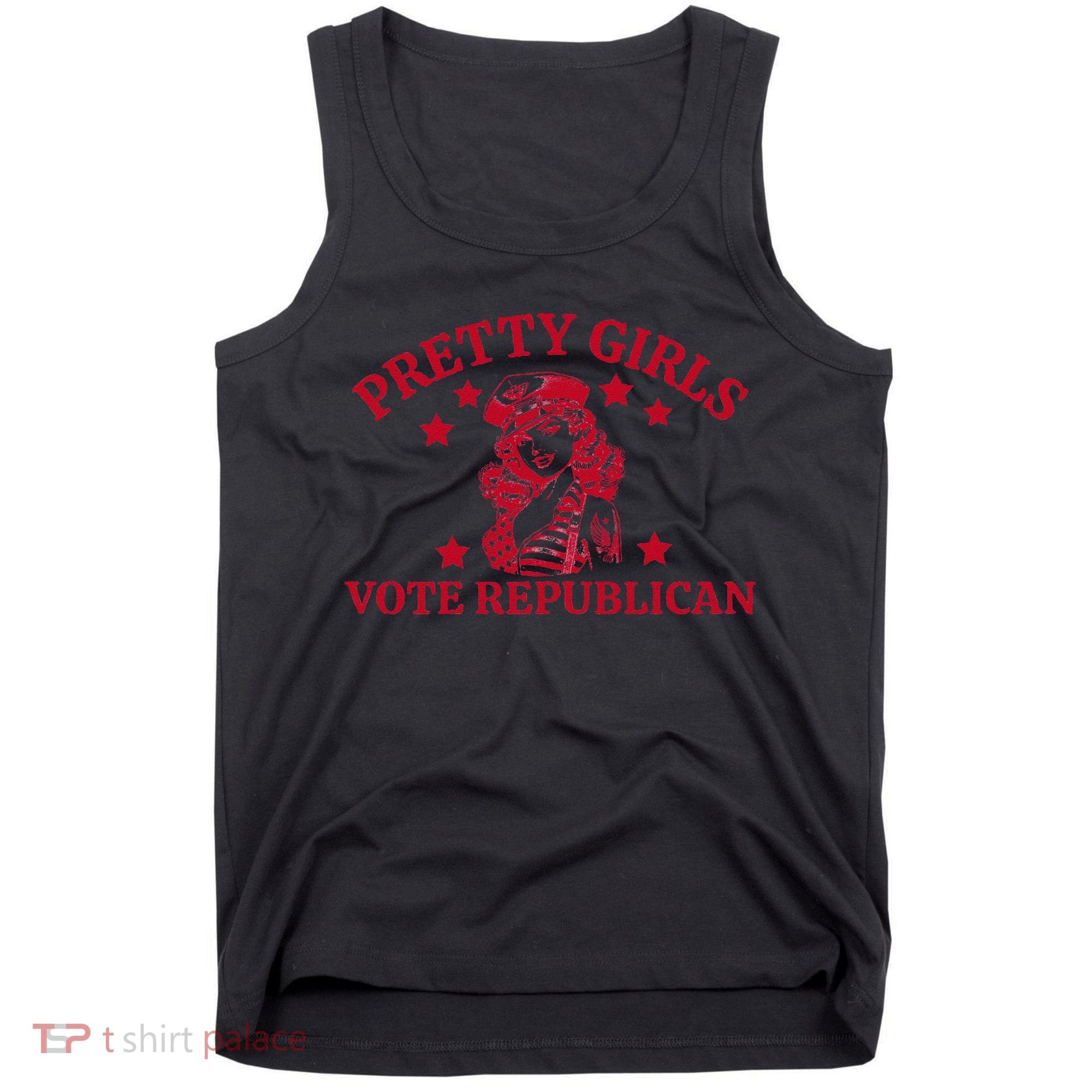 Prettyvote Republican Funny Conservative Patriotic Tank Top