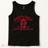 Prettyvote Republican Funny Conservative Patriotic Tank Top thumb 2