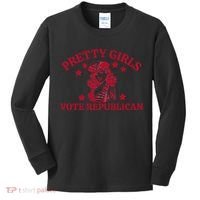 Prettyvote Republican Funny Conservative Patriotic Kids Long Sleeve Shirt thumb 0