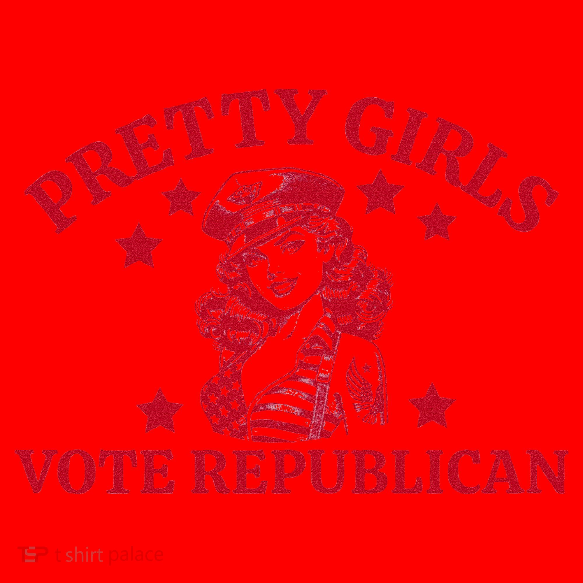 Prettyvote Republican Funny Conservative Patriotic Santa Hat