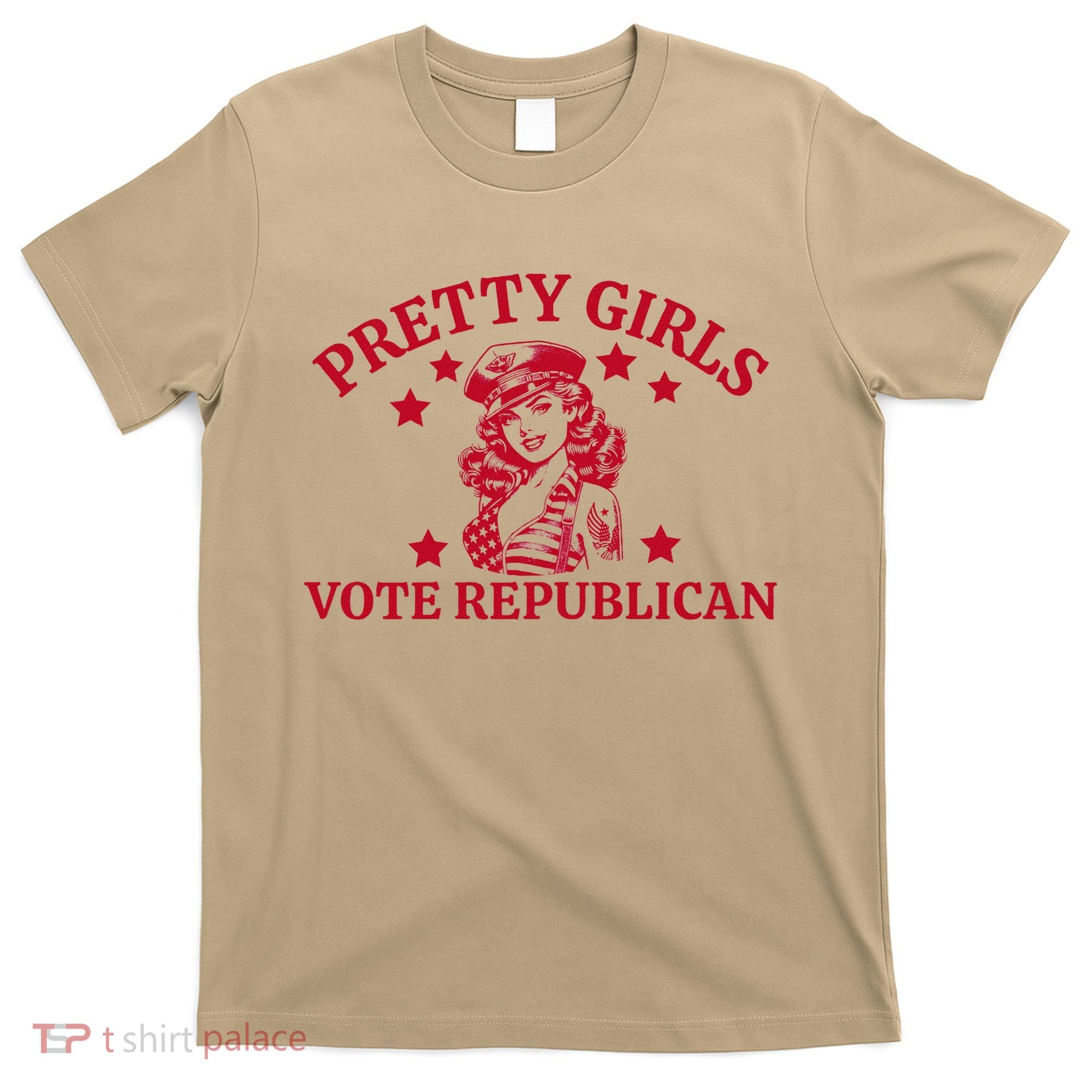Prettyvote Republican Funny Conservative Patriotic T-Shirt