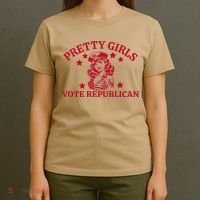 Prettyvote Republican Funny Conservative Patriotic T-Shirt thumb 4