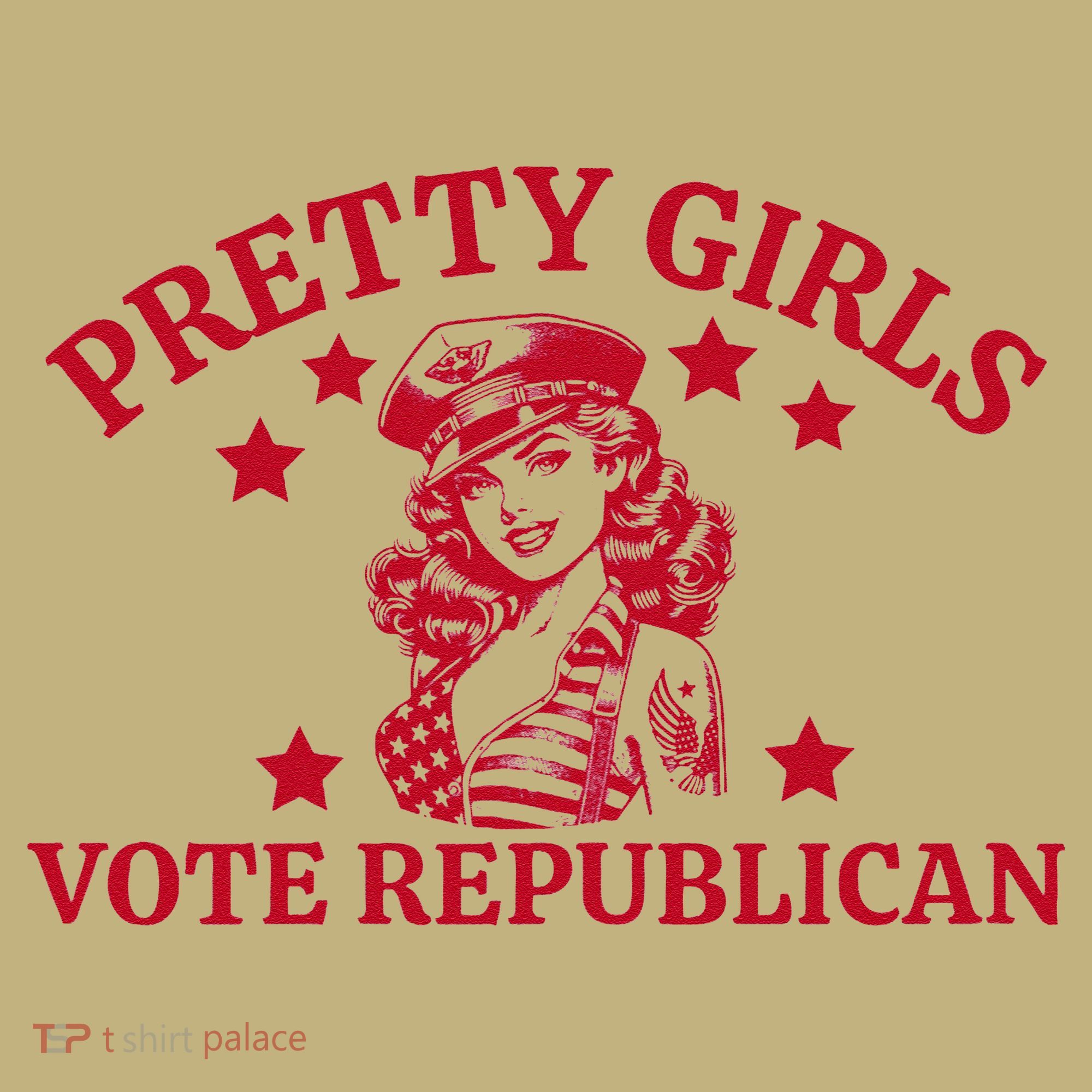 Prettyvote Republican Funny Conservative Patriotic Mousepad