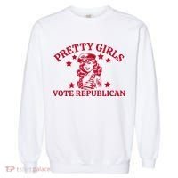 Prettyvote Republican Funny Conservative Patriotic Garment-Dyed Sweatshirt thumb 0