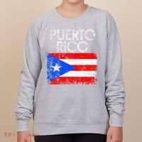 Puerto Rico Flag Pride Souvenir Retro Island Gift Women's Sweatshirt thumb 0