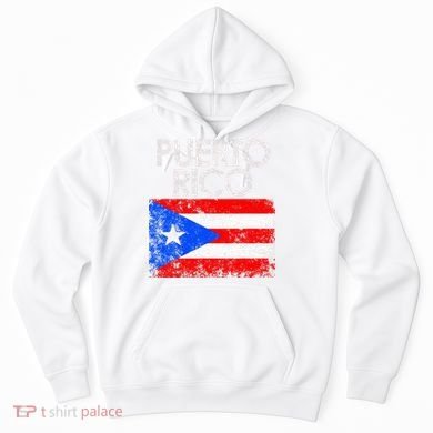 Puerto Rico Flag Pride Souvenir Retro Island Gift Hoodie