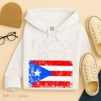 Puerto Rico Flag Pride Souvenir Retro Island Gift Hoodie thumb 4
