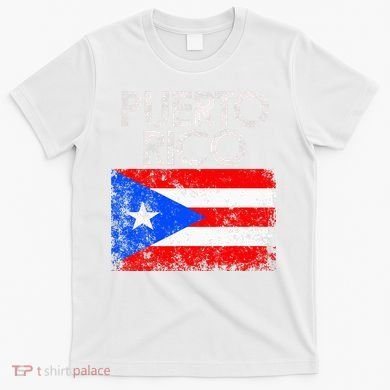 Puerto Rico Flag Pride Souvenir Retro Island Gift T-Shirt