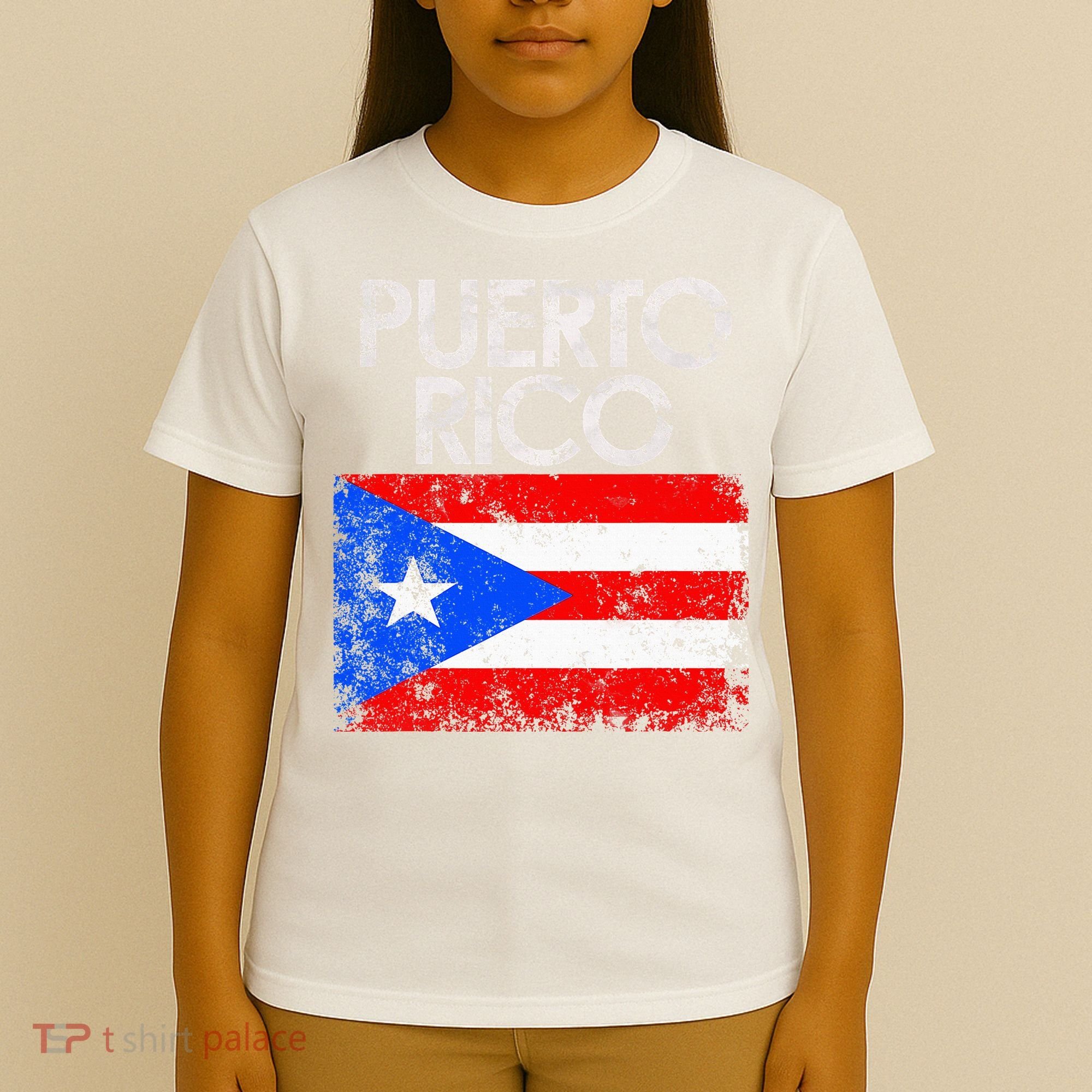 Puerto Rico Flag Pride Souvenir Retro Island Gift T-Shirt