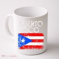 Puerto Rico Flag Pride Souvenir Retro Island Gift Coffee Mug thumb 0