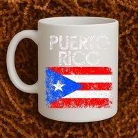 Puerto Rico Flag Pride Souvenir Retro Island Gift Coffee Mug thumb 2
