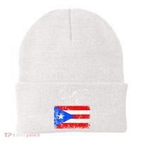 Puerto Rico Flag Pride Souvenir Retro Island Gift Beanie thumb 0