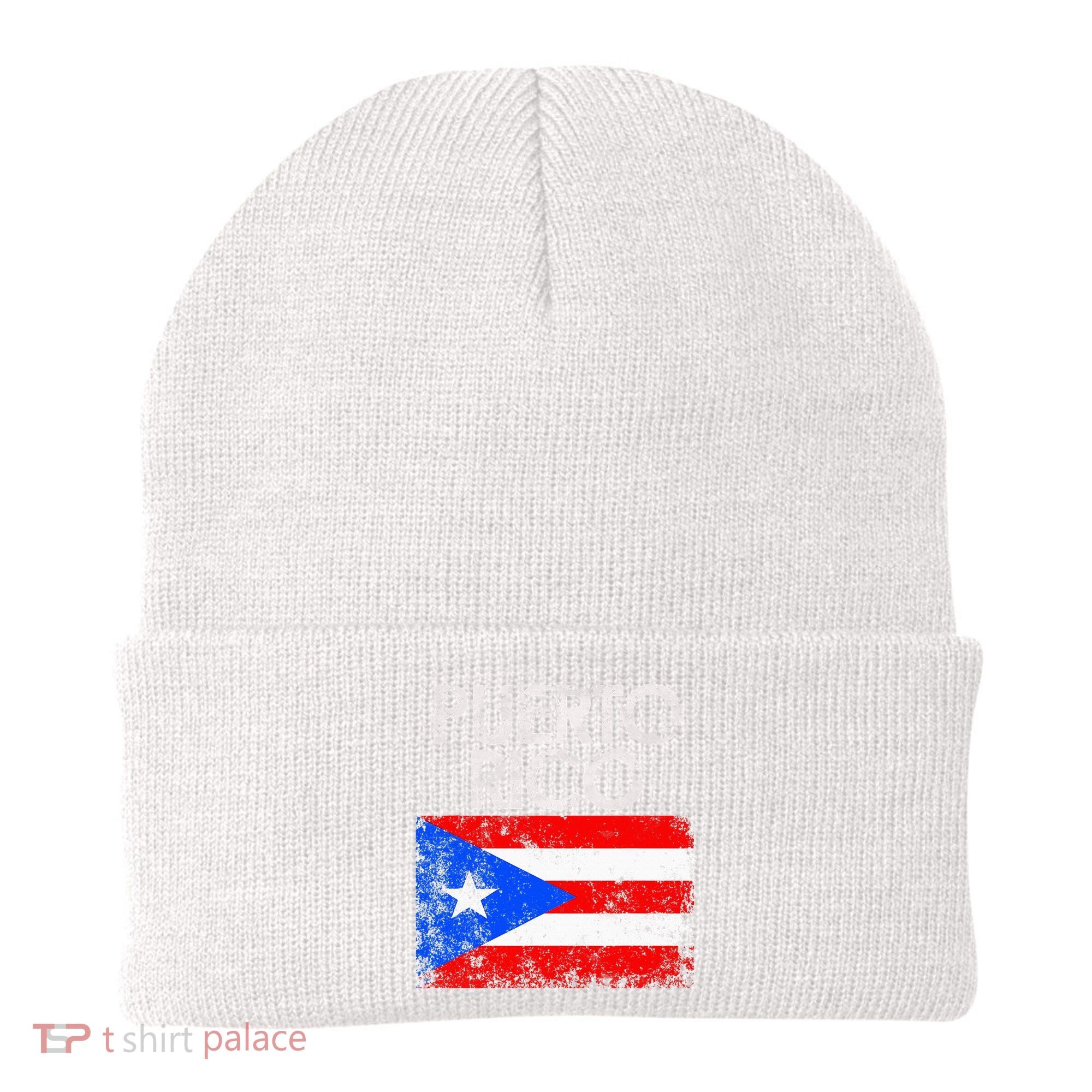 Puerto Rico Flag Pride Souvenir Retro Island Gift Beanie
