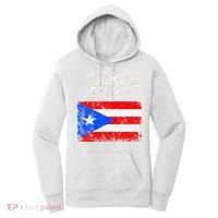 Puerto Rico Flag Pride Souvenir Retro Island Gift Women's Hoodie thumb 0