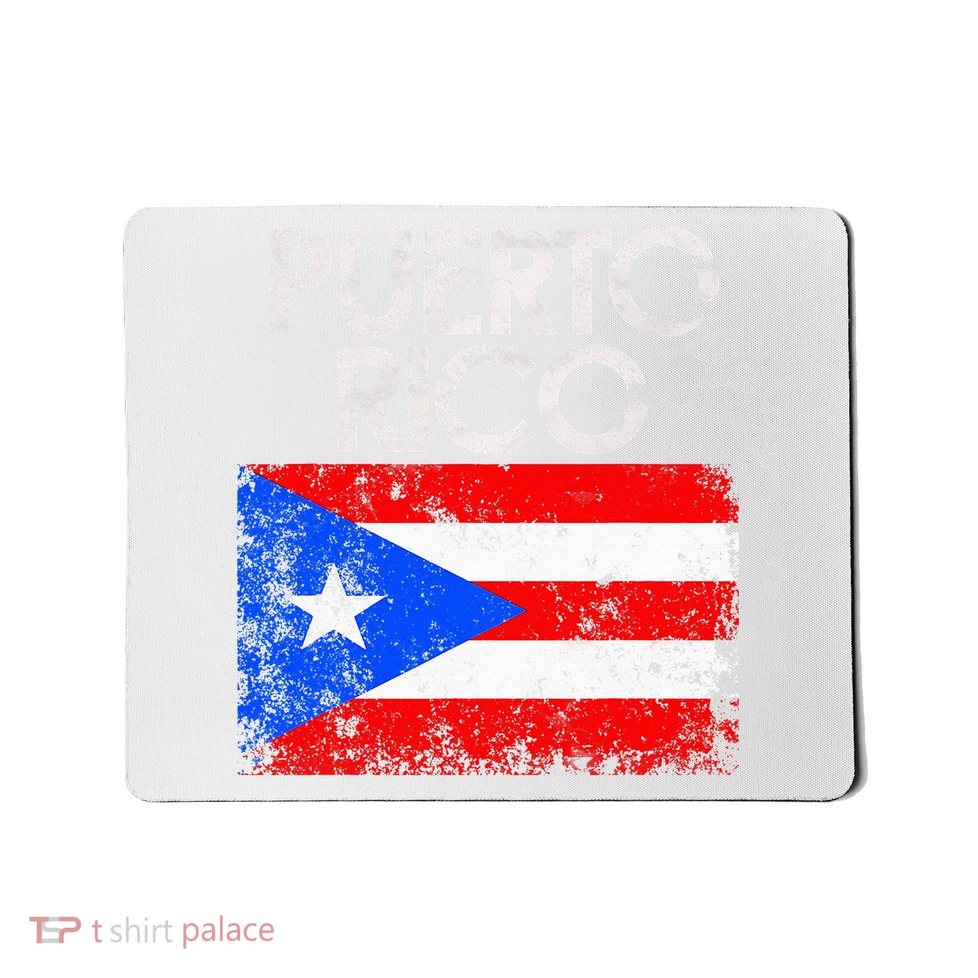 Puerto Rico Flag Pride Souvenir Retro Island Gift Mousepad