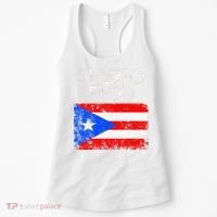 Puerto Rico Flag Pride Souvenir Retro Island Gift Women's Tank Top thumb 0