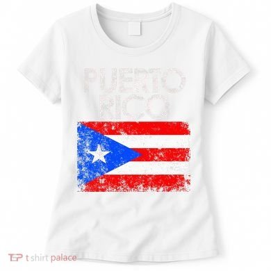 Puerto Rico Flag Pride Souvenir Retro Island Gift Women's T-Shirt