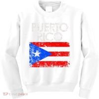 Puerto Rico Flag Pride Souvenir Retro Island Gift Kids Sweatshirt thumb 0