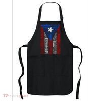 Puerto Rican Flag With Towns And Cities Of Puerto Rico Apron thumb 0
