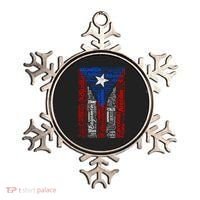 Puerto Rican Flag With Towns And Cities Of Puerto Rico Ornament thumb 0