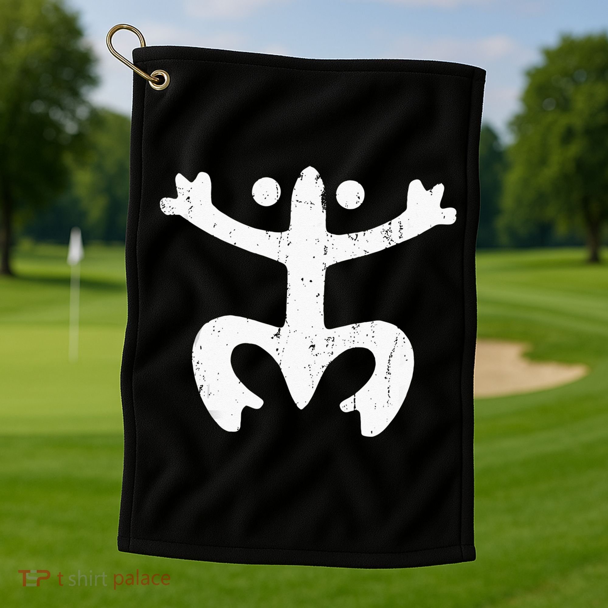 Puerto Rico Frog Puerto Rican Symbol Coqui Taino Golf Towel