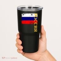 Poccnr Russia Flag Tumbler thumb 2