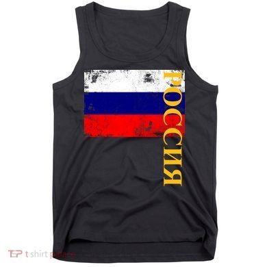 Poccnr Russia Flag Tank Top